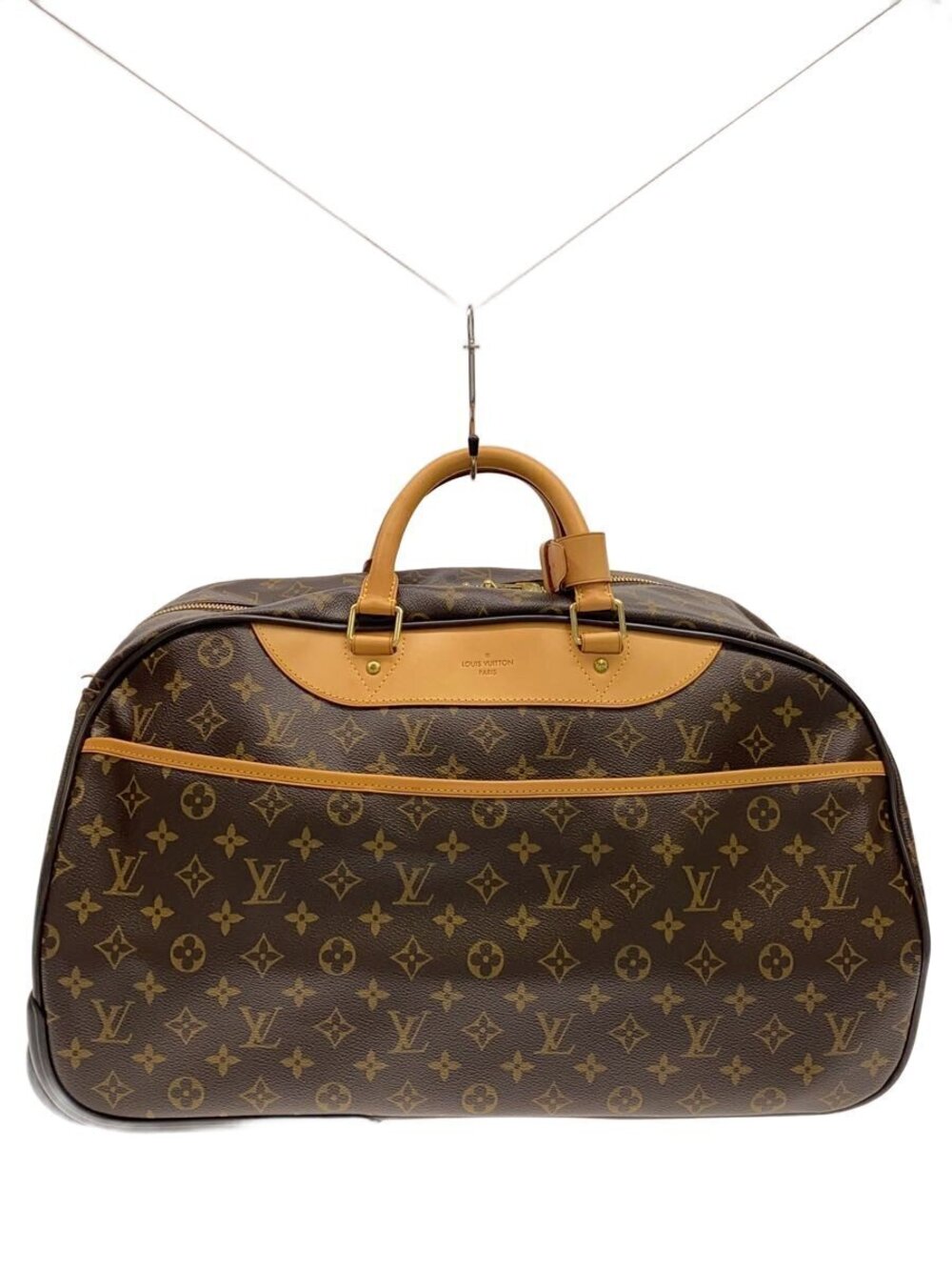 Louis Vuitton Damier Ebene Eole rolling luggage bag brown checkered canvas